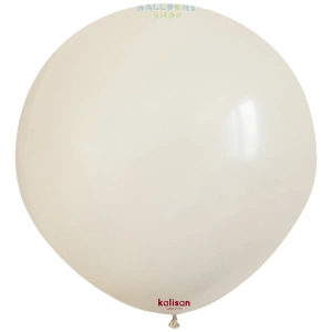 Balon Jumbo Latex 45cm White Retro 8018 - Img 2