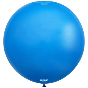 Balon Jumbo Latex 60cm Albastru Standard 2314 - Img 2