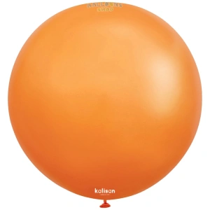 Balon Jumbo Latex 60cm Portocaliu Standard 2320 - Img 2