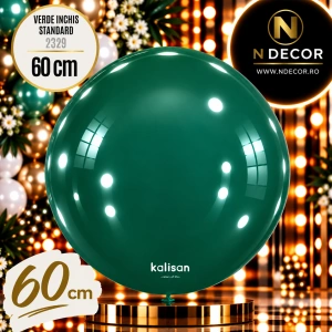 Balon Jumbo Latex 60cm Verde Inchis Standard 2329