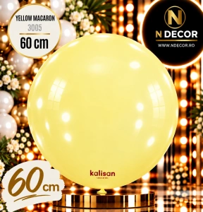 Balon Jumbo Latex 60cm Yellow Macaron 3005