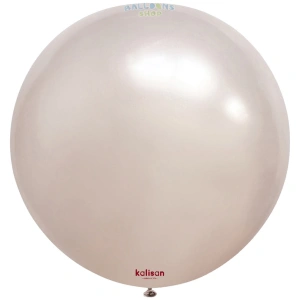 Balon Jumbo Latex 90cm Aura Beige Cream 7080 - Img 2