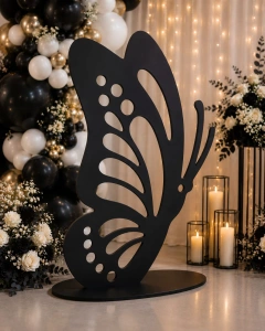 Fluture Decorativ din MDF cu Suport - Img 5