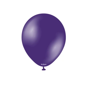 SET 50 Baloane Latex 13cm Violet Metalic 7023 - Img 2