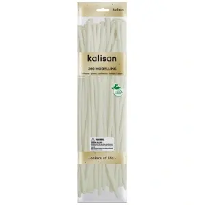 SET 50 Baloane Latex Modelaj Aura Ivory White Nozzle Up 260M 7083