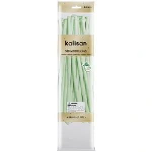 SET 50 Baloane Latex Modelaj Macaron Pale Green Nozzle Up 360M 3009