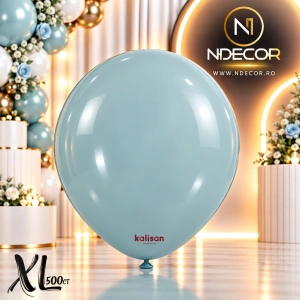 SET 500 Baloane Latex 30cm Blue Glass Retro XL 8004