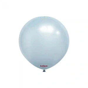 Baloane Latex 13cm Aura Ice Blue 7081 (50 BUC) - Img 2