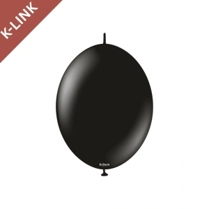 Baloane Latex 15cm K-Link Negru Standard 2332 30623322