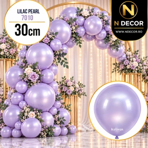Baloane Latex 30cm Lilac Pearl 7010 - Img 2