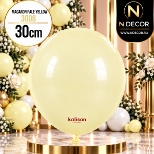 Baloane Latex 30cm Macaron Pale Yellow 3008