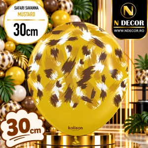 Baloane latex 30cm Safari Savanna - Mustard