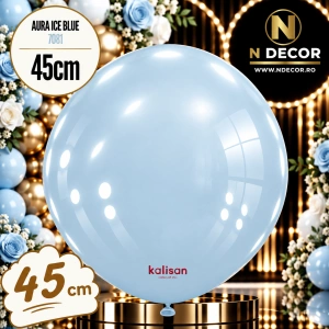 Balon Jumbo Latex 45cm Aura Ice Blue 7081