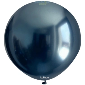 Balon Jumbo Latex 45cm Navy Mirror 5015 Kalisan - Img 2