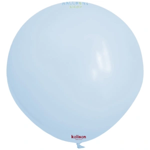 Balon Jumbo Latex 45cm Pale Baby Blue Macaron 3007 - Img 2