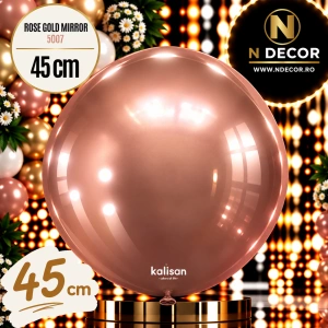 Balon Jumbo Latex 45cm Rose Gold Mirror 5007