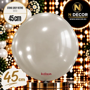 Balon Jumbo Latex 45cm Stone Grey Retro 8010