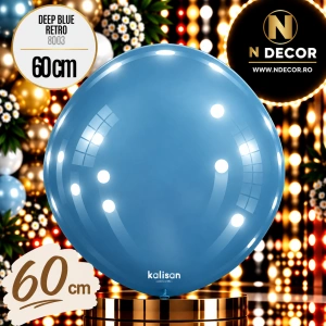 Balon Jumbo Latex 60cm Deep Blue Retro 8003