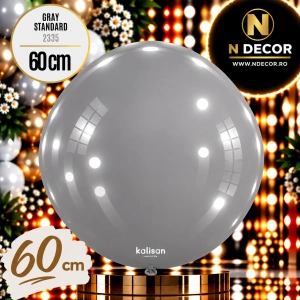 Balon Jumbo Latex 60cm Gri Standard 2335