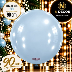Balon Jumbo Latex 90cm Aura Ice Blue 7081