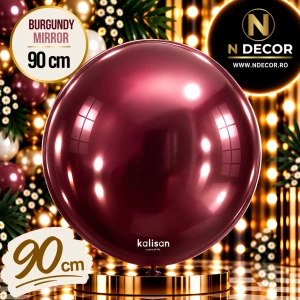 Balon Jumbo Latex 90cm Burgundy Mirror 5016