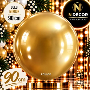 Balon Jumbo Latex 90cm Gold Mirror 5001