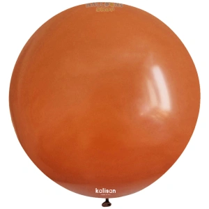Balon Jumbo Latex 90cm Rust Orange Retro 8001 - Img 2