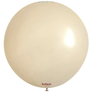 Balon Jumbo Latex 90cm White Sand Retro 8015 - Img 2