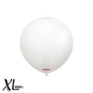 SET 1000 Baloane Latex 13cm Alb Standard XL 2312 - Img 2