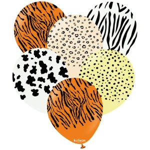 SET 25 Baloane latex 30cm Print Safari Mix 5 Modele - Img 2