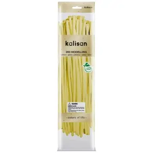 SET 50 Baloane Latex Modelaj Macaron Yellow Nozzle Up 260M 3005