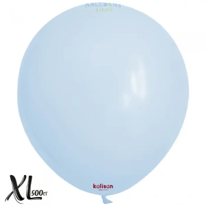 SET 500 Baloane Latex 30cm Macaron Pale Baby Blue XL 3007 - Img 2