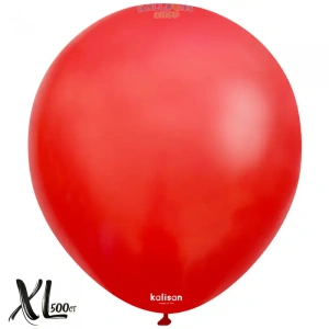 SET 500 Baloane Latex 30cm Rosu Standard XL 2313 - Img 2