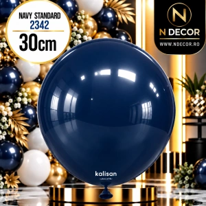 Baloane latex 30cm Navy Standard Kalisan 2342
