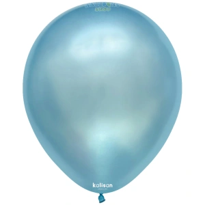 Baloane Latex 30cm Sky Blue Pearl 7006 - Img 3