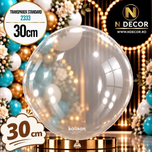 Baloane latex 30cm Transparent Standard 2333