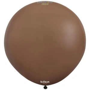 Balon Jumbo Latex 45cm Chocolate Brown Standard 2345 - Img 2
