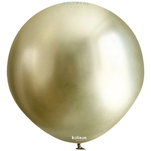 Balon Jumbo Latex 45cm Green Gold Mirror 5012 Kalisan - Img 2