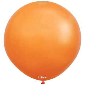 Balon Jumbo Latex 45cm Portocaliu Standard 2320 - Img 2