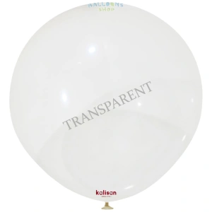 Balon Jumbo Latex 45cm Transparent Standard 2333 - Img 2