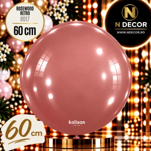 Balon Jumbo Latex 60cm Rosewood Retro 8017