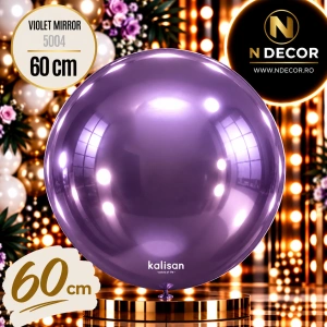 Balon Jumbo Latex 60cm Violet Mirror 5004
