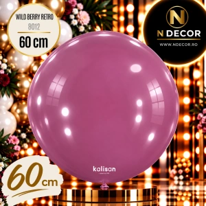 Balon Jumbo Latex 60cm Wild Berry Retro 8012