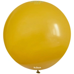 Balon Jumbo Latex 90cm Mustard Retro 8002 - Img 2