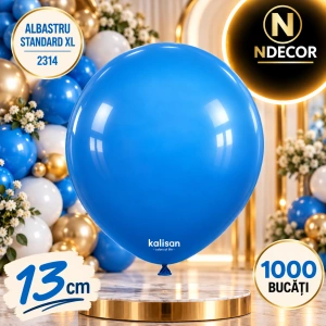 SET 1000 Baloane Latex 13cm Albastru Standard XL 2314