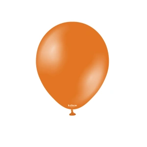 SET 50 Baloane Latex 13cm Orange Metalic 7016 - Img 2