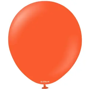 SET 50 Baloane latex 30cm Flame Orange Standard 2358 - Img 2