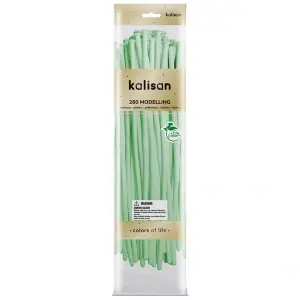 SET 50 Baloane Latex Modelaj Macaron Green Nozzle Up 260M 3004