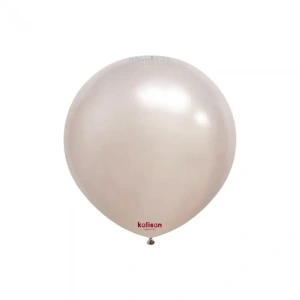 Baloane Latex 13cm Aura Beige Cream 7080 (50 BUC) - Img 2