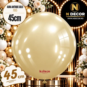 Balon Jumbo Latex 45cm Aura Antique Gold 7085